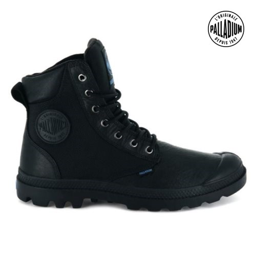 Pánské Boty Palladium Pampa Sportovní Cuff WPN Černé | CZ BXY-17U